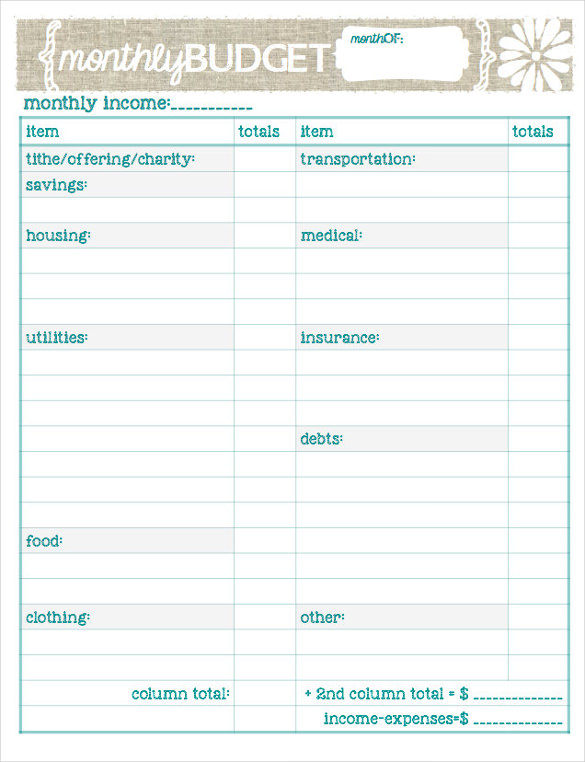 9+ Budget Tracker Templates – Free Sample, Example, Format 