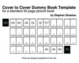 32 PAGE PICTURE BOOK DUMMY TEMPLATE « Stephen Shaskan, rhymes with 