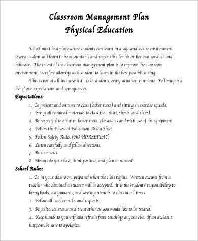 Behavior management plan printable classroom 04 release impression 