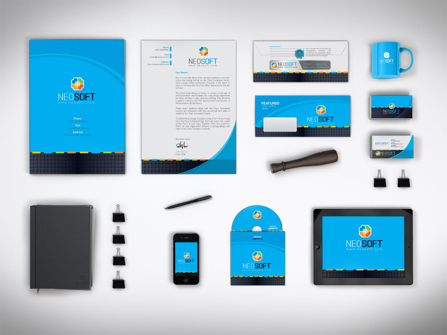 Corporate Identity Package Design by ContestDesign on Envato Studio