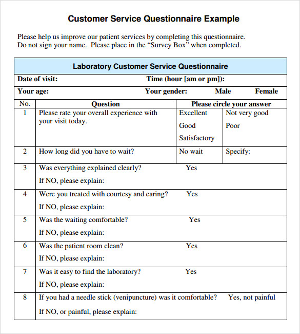 Sample Customer Satisfaction Survey 14 Documents In Pdf Word 