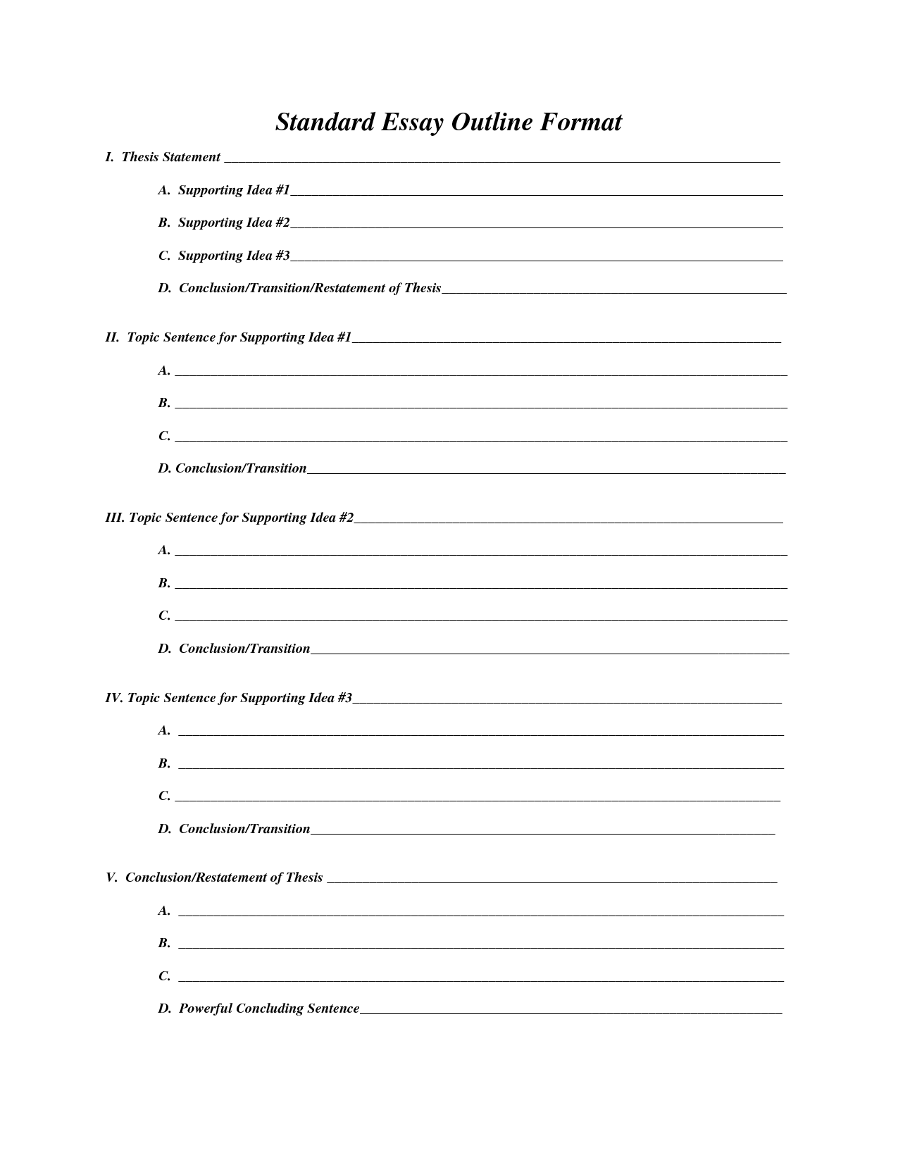 essay template writing template worksheets argumentative essay 