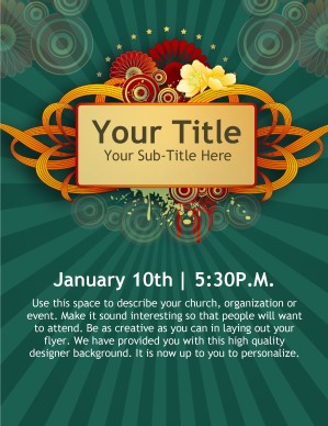 New Year Church Event Flyer Templates Template | Flyer Templates