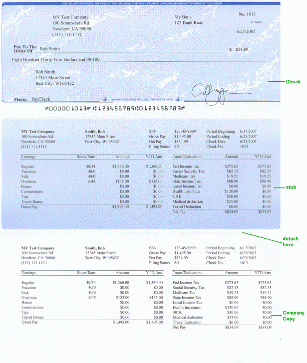 Payroll Checks Template Zoroblaszczakco Payroll Checks Templates 