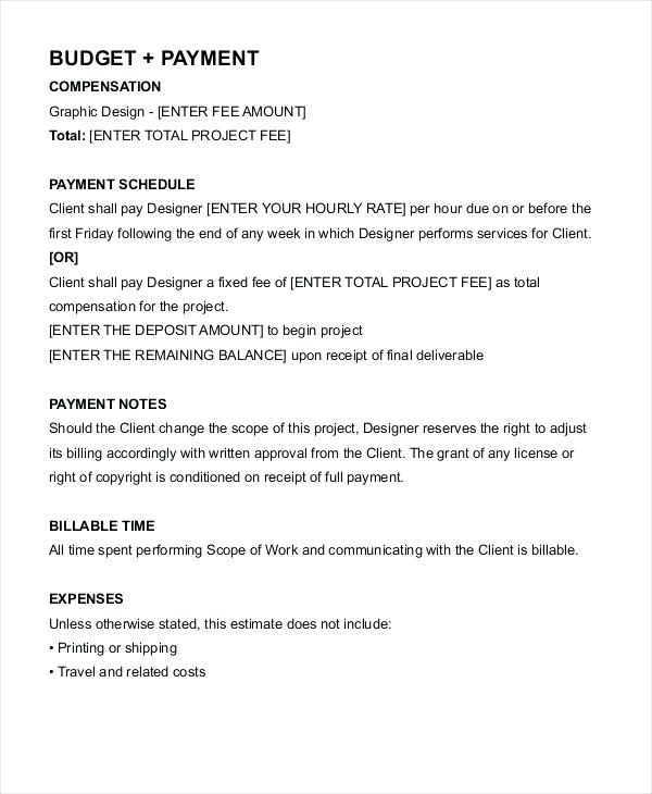 graphic design agreement template interior design contract sample 