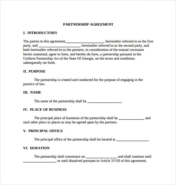 Sample General Partnership Agreement   11+ Documents In Pdf, Word 