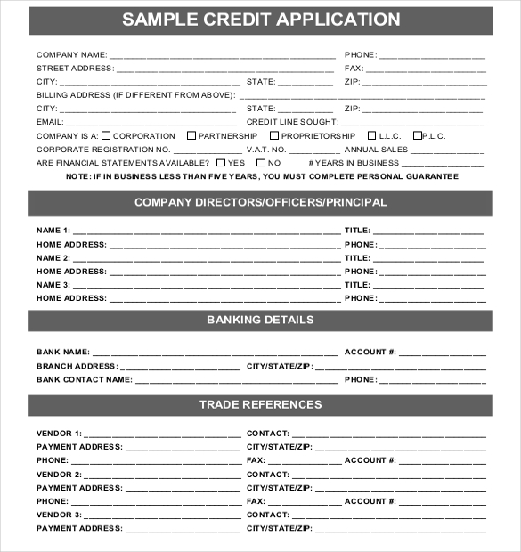 what is credit application   Into.anysearch.co