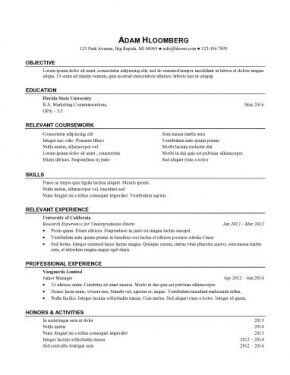 Resume For Internship: 998 Samples + 15 Templates + How to Write