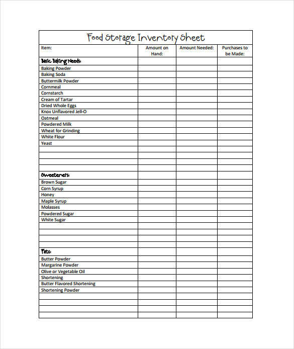 Inventory Spreadsheet Template   48+ Free Word, Excel Documents 