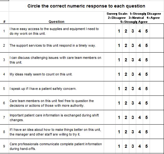 Likert Scale Template Likert Scale Questions   Vehh Design