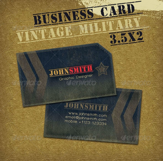 Military Business Cards Cardview Business Card Visit Card Design 