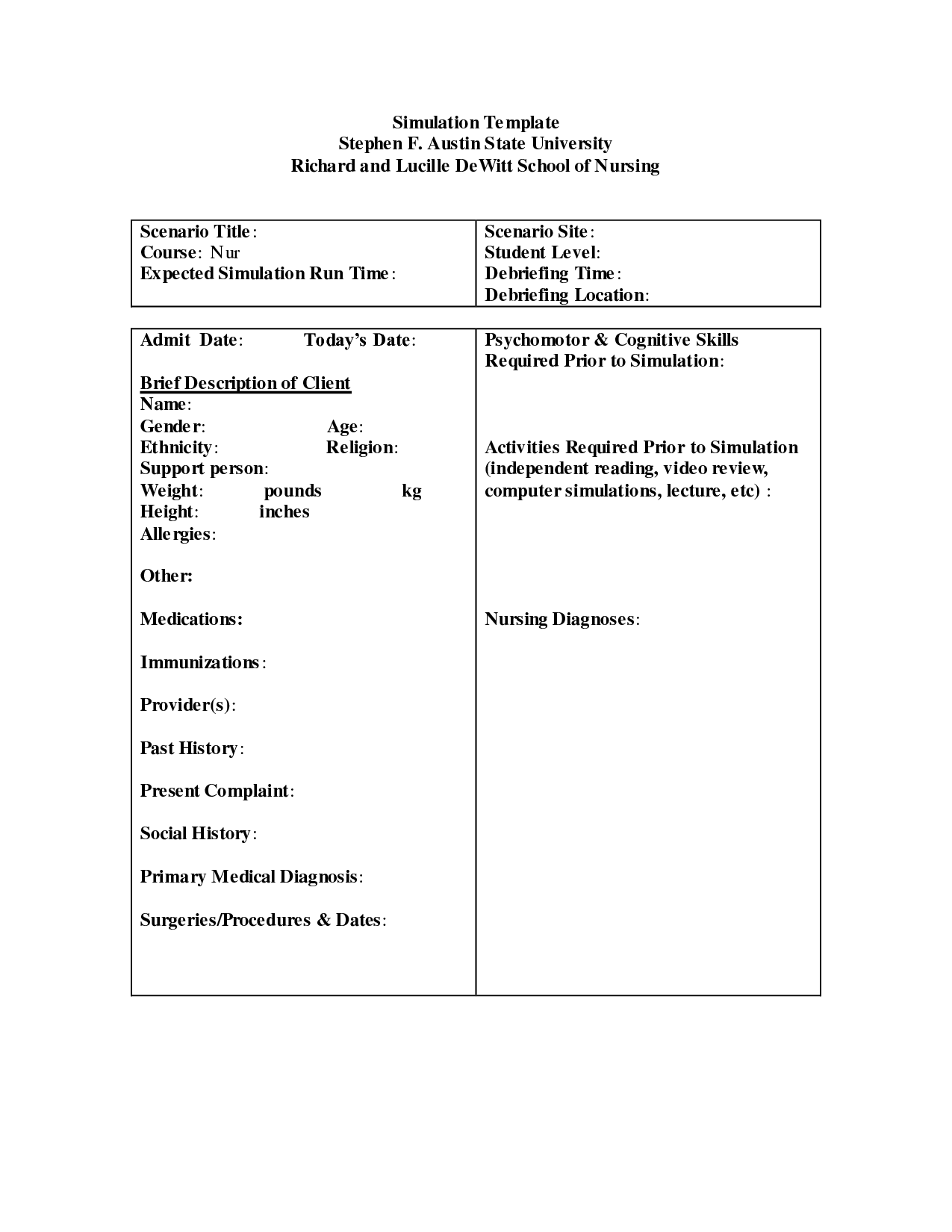 The Ultimate Nursing Brain Sheet Database (33 nurse report sheet 