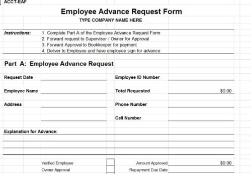 pay advance form   Pinep.handshakeapp.co