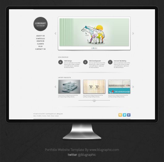 Collection of Solutions for Free Portfolio Website Template In 