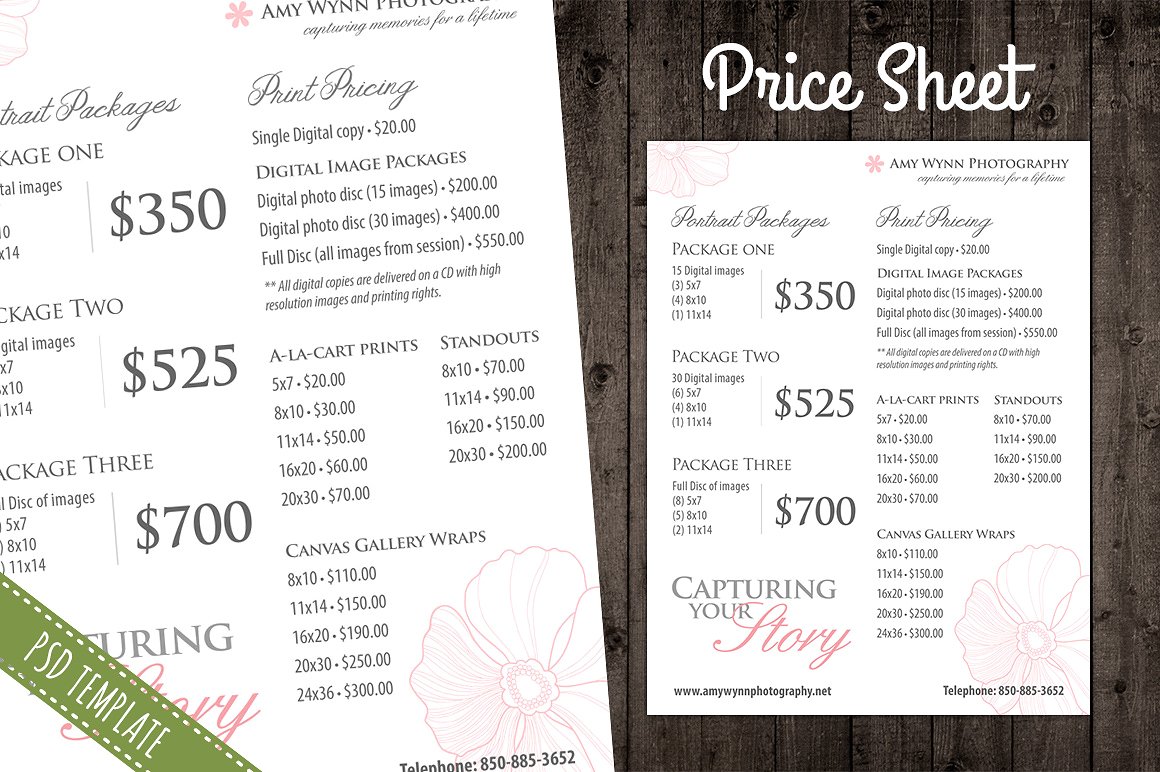 Price List Template in Excel | Free Download   Printable Spreadsheet