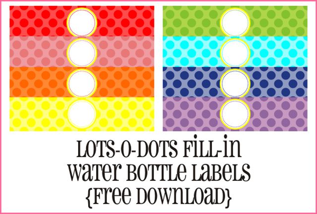 free printable water bottle label template chevron collection 
