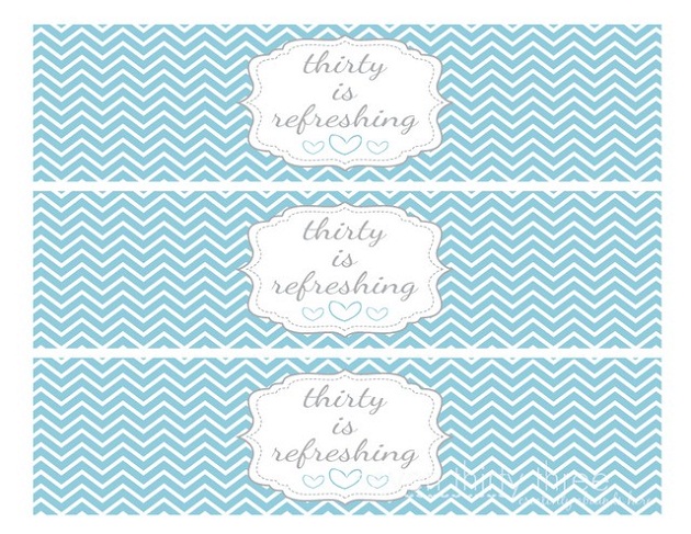 water bottle label template  