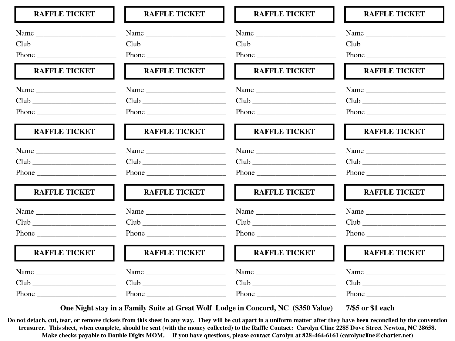 raffle ticket templates free printable   Mini.mfagency.co