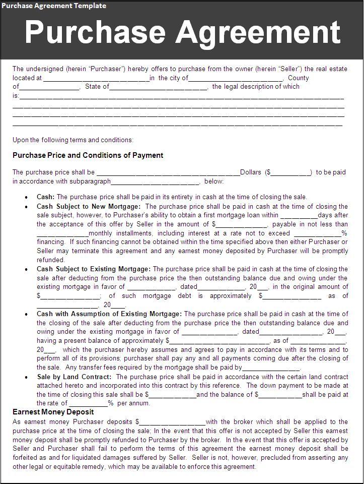 real estate purchase agreement template real estate purchase 