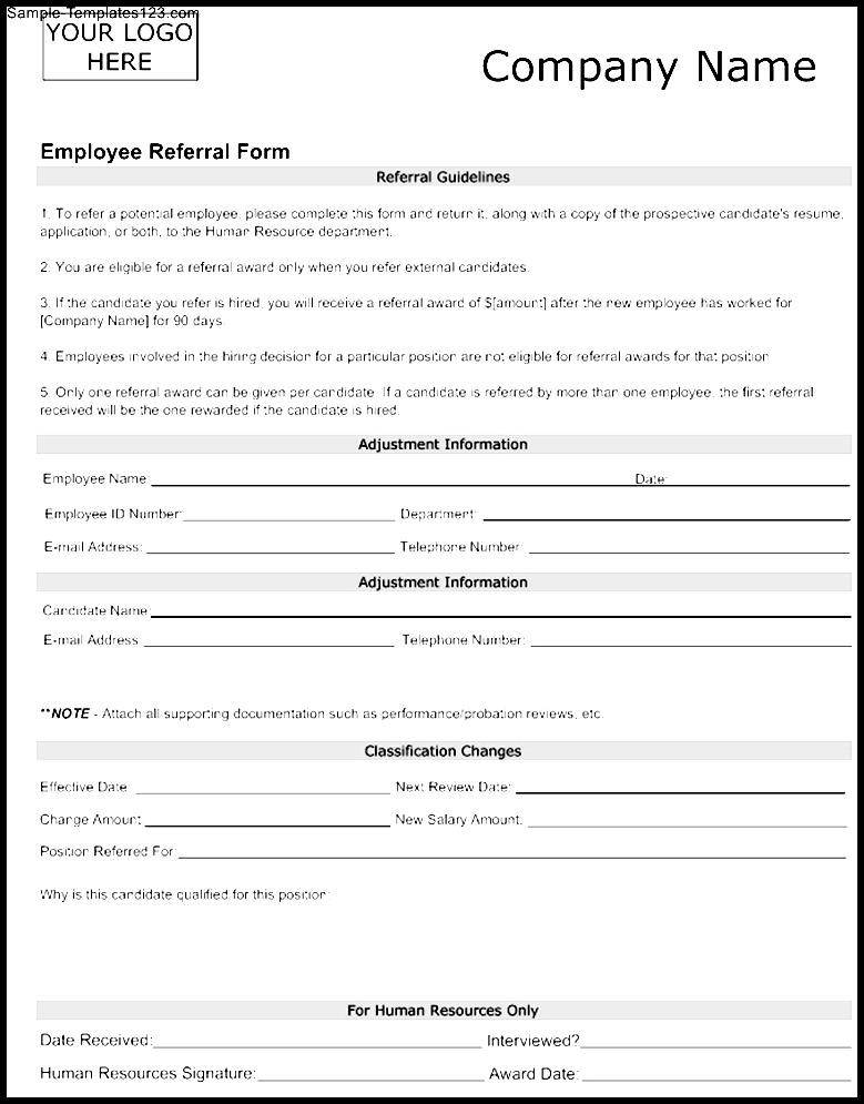 referral form templates   Mini.mfagency.co