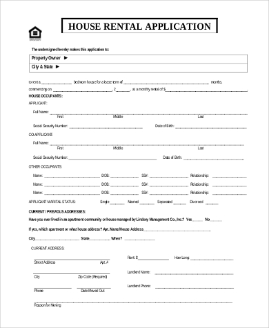 House rental application experience although – dacost.info