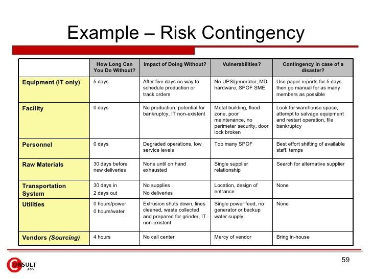 risk management plan example   Mini.mfagency.co
