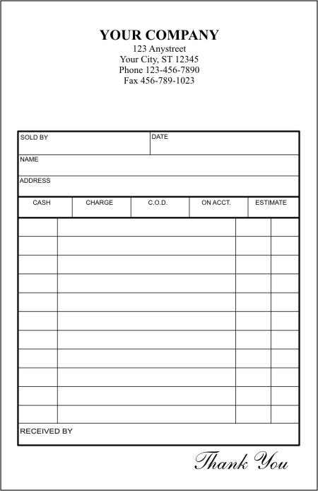 Sales Receipt Form   Ant Yradar