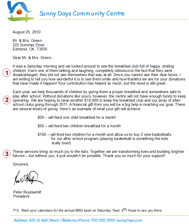 How To Write The Perfect Fundraising Letter   Sumac Non profit 