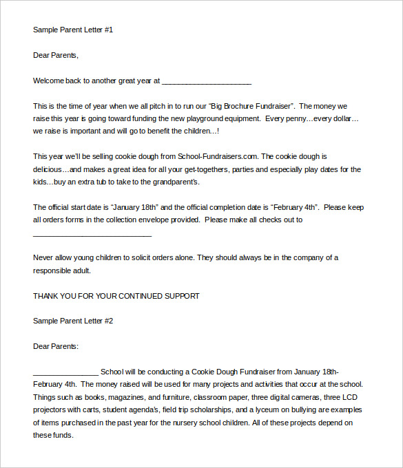 10+ Fundraising Letter Templates – Free Sample, Example Format 