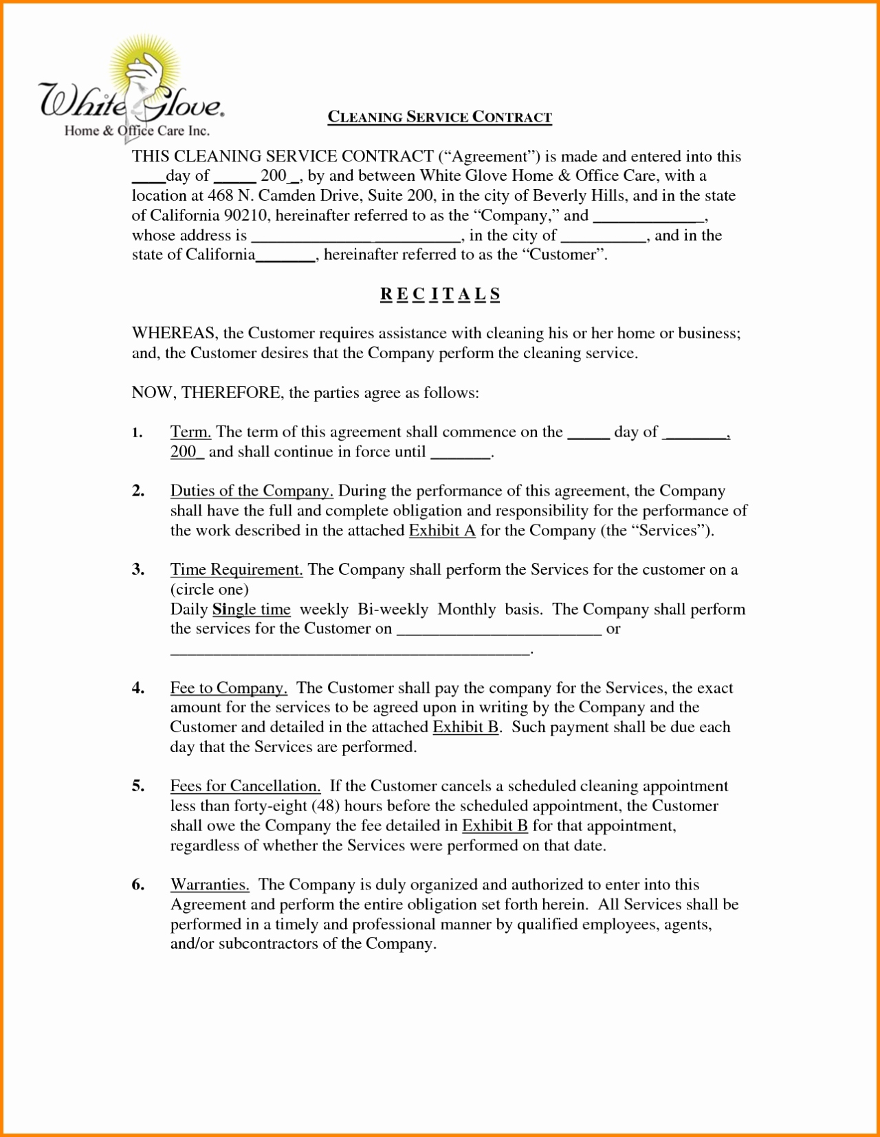 Service Level Agreement Template Doc Best Of Master Service 