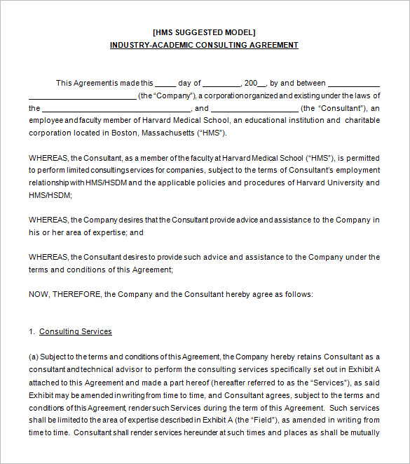 sample consultant agreement template software consulting agreement 