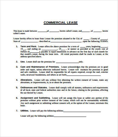 Simple Lease Agreement   9+ Free PDF, Word Documents Download 