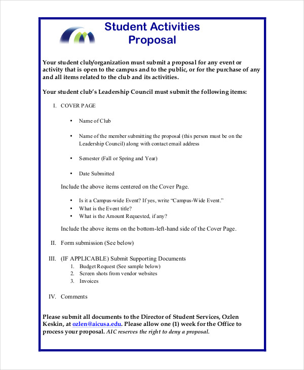 Simple Project Proposal Template   Ant Yradar