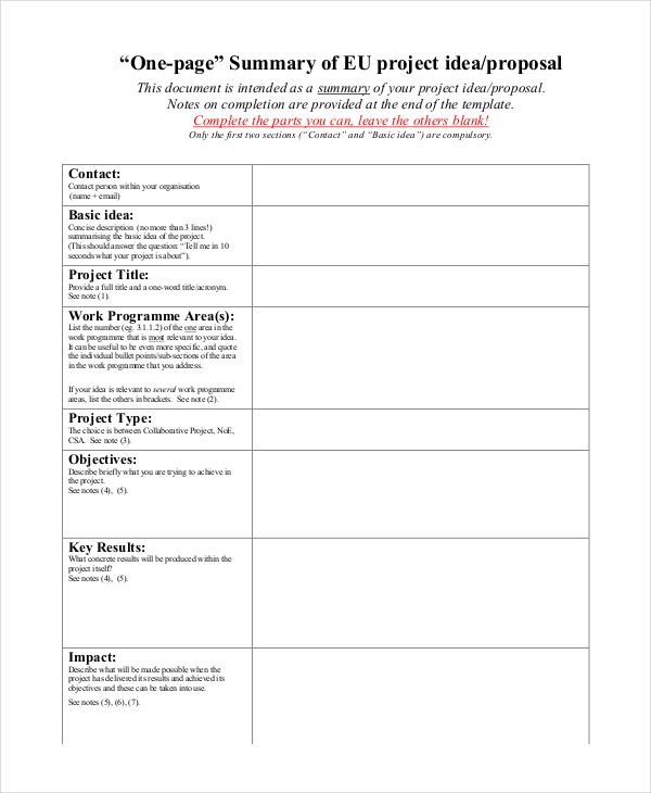 simple project proposal template project proposal template 18 free 