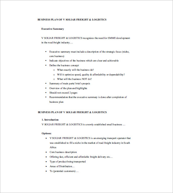 Small Business Plan Template   16+ Free Sample, Example Format 