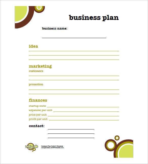 Small business plan template accurate photograph simple word bio 