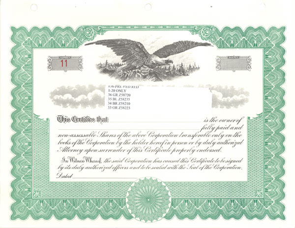 stock certificate sample   Mini.mfagency.co