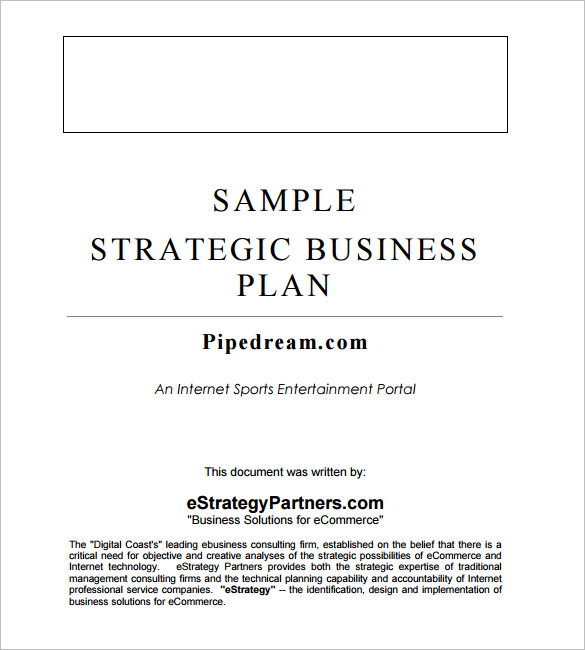 creative business plan template word business strategic plan 