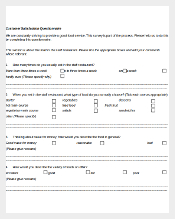 Survey Templates – 209+ Free Word, Excel, PDF Documents Download 