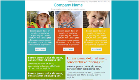Family email newsletter templates | Email newsletter templates 