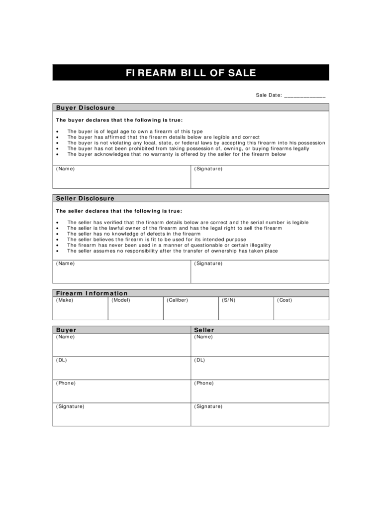 firearms bill of sale florida pdf Why Is Firearms Bill Of