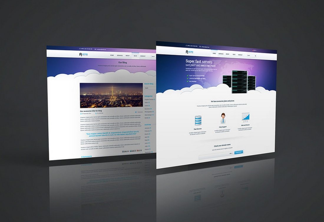 20+ Best Website PSD Perspective Mockups | Design Shack