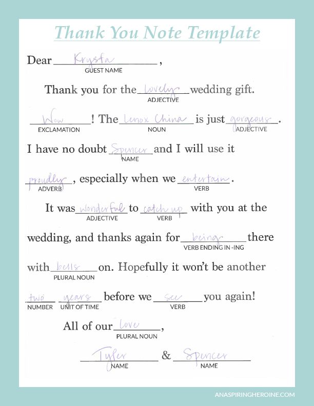 Writing personalized wedding thank you notes | Pinterest | Notes 